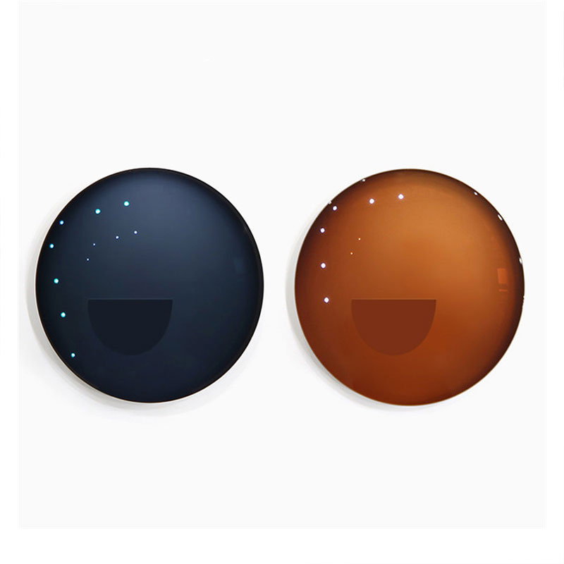 1,56 Bifokální fotochromatická plochá čočka HMC/SHMC